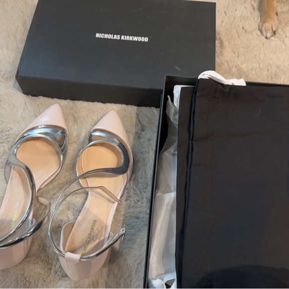 Brand new Nicholas Kirkwood Pink S Ballerina Flats(size 36) - Picture 2 of 5